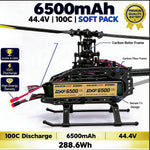DXF Lipo Battery 12S 44.4V 6500mAh 100C GoldSeries Graphene Softcase with EC5 / T / TRX / XT60 / XT90 / XT150 / Q8s Plug for RC 1/8 1/10 Buggy Truck Car Off-Road Drone