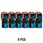 DXF 6S 22.2V 4200mAh 100C Graphene Soft Case LiPo Battery with XT60 Plug for 1/8 1/10 RC Cars, Trucks, Buggies & Drones (Multi-Pack Options)