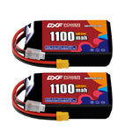 DXF 3S 11.4V 1100mAh 120C LiPo Battery for FPV Micro Drones (PH2.0 / JST / XT30 / SM / XT60 / EC5 / XT90 Options)