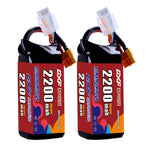 DXF 4S 14.8V 2200mAh 150C LiPo Battery for FPV Micro Drones (PH2.0 / JST / XT30 / SM / XT60 / EC5 / XT90 Options)