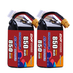 DXF 6S 22.8V 850mAh 120C LiPo Battery for FPV Micro Drones (PH2.0 / JST / XT30 / SM / XT60 / EC5 / XT90 Options)