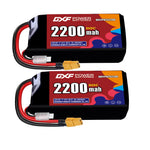 DXF LiPo Battery 2S 7.4V 2200mAh 110C with PH2.0 / JST / XT30 / SM / XT60 / EC5 / XT90 for FPV Drone Whoop Micro Racing
