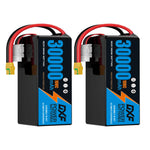 DXF LiPo Battery 6S 22.2V 30000mAh 100C Graphene Softcase Blue with EC5 / T / TRX / XT60 / XT90 / XT150 / Q8s Plug for RC 1/8 1/10 Buggy Truck Car Off-Road Drone