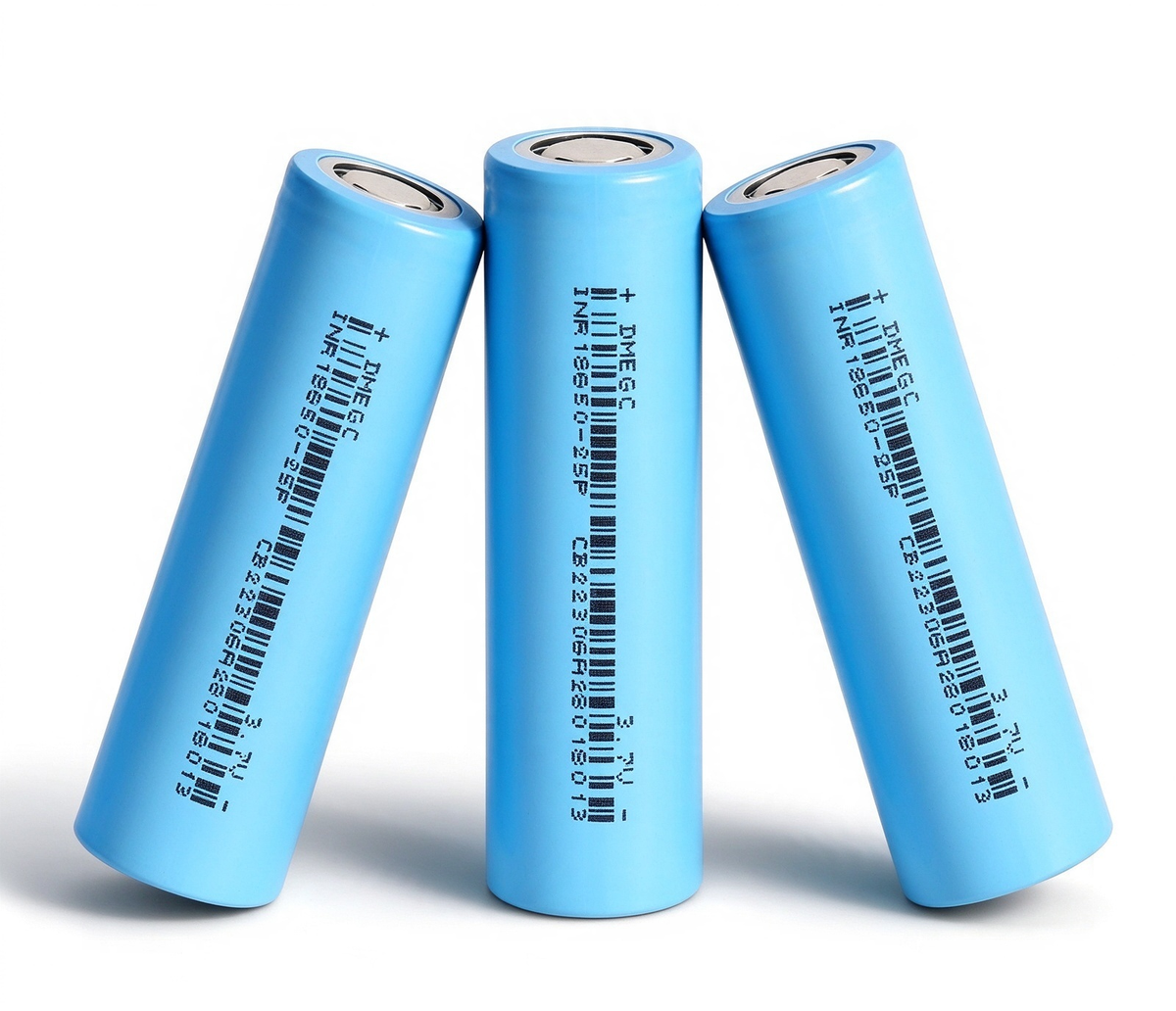 DMEGC INR18650-25P 2500mAh 20A Li-ion Battery for Power Tools, E-Bikes & DIY Battery Packs (1-100 PCS)