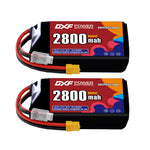 DXF LiPo Battery 3S 11.1V 2800mAh 110C with PH2.0 / JST / XT30 / SM / XT60 / EC5 / XT90 for FPV Drone Whoop Micro Racing