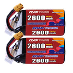 DXF 6S 22.2V 2600mAh 120C LiPo Battery for FPV Micro Drones (PH2.0 / JST / XT30 / SM / XT60 / EC5 / XT90 Options)