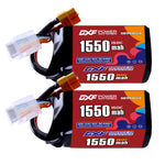 DXF 4S 14.8V 1550mAh 150C LiPo Battery for FPV Micro Drones (PH2.0 / JST / XT30 / SM / XT60 / EC5 / XT90 Options)
