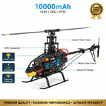 DXF 4S 14.8V 10000mAh 100C Graphene Softcase LiPo Battery with XT90 & 10AWG Wire (1-6 Pack)