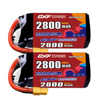 DXF 6S 22.8V 650mAh 120C LiPo Battery for FPV Micro Drones (PH2.0 / JST / XT30 / SM / XT60 / EC5 / XT90 Options)