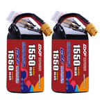 DXF 6S 22.2V 1550mAh 140C LiPo Battery for FPV Micro Drones (PH2.0 / JST / XT30 / SM / XT60 / EC5 / XT90 Options)