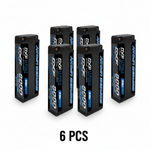 DXF 2S 7.6V Lipo Battery 140C 8000mAh Hardcase with 5mm Bullet to Deans Plug for RC 1/8 Vehicles Car Truck Tank Truggy Competition Racing Hobby