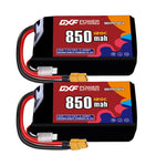 DXF 2S 7.6V 850mAh 120C LiPo Battery for FPV Micro Drones (PH2.0 / JST / XT30 / SM / XT60 / EC5 / XT90 Options)