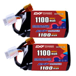 DXF 4S 14.8V 1100mAh 120C LiPo Battery for FPV Micro Drones (PH2.0 / JST / XT30 / SM / XT60 / EC5 / XT90 Options)