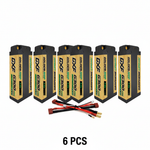 DXF 5mm 2S 6300mAh 7.6V 140C GOLDEN-NGP HardCase LiPo Battery with XT90 Plug for 1:8 Scale RC Car, Multi-Rotor RC Airplane, RC Helicopter, RC Boat