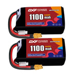 DXF 2S 7.4V 1400mAh 120C LiPo Battery for FPV Micro Drones (PH2.0 / JST / XT30 / SM / XT60 / EC5 / XT90 Options)