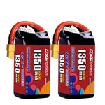 DXF 5S 18.5V 1350mAh 100C LiPo Battery for FPV Micro Drones (PH2.0 / JST / XT30 / SM / XT60 / EC5 / XT90 Options)