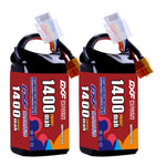 DXF 4S 14.8V 1400mAh 150C LiPo Battery for FPV Micro Drones (PH2.0 / JST / XT30 / SM / XT60 / EC5 / XT90 Options)