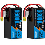 (CN)DXF 14S Lipo Battery 51.8V 10C 66000mAh Soft Case Battery  for Drone UAV FPV Car Truck Tank RC Semi solidstate Battery Racing Hobby