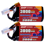 DXF 4S 14.8V 3000mAh 120C LiPo Battery for FPV Micro Drones (PH2.0 / JST / XT30 / SM / XT60 / EC5 / XT90 Options)