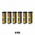 DXF GOLDEN-NGP PLUS 2S HV 7.6V 6600mAh 150C EFRA Hardcase LiPo Battery, 5mm Bullet to Deans T-Plug (1-6 Pack)