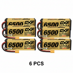 DXF Gold Series 4S HV 15.2V 6500mAh 140C Graphene Hardcase LiPo Battery with XT90 & 10AWG Wire (1-6 Pack)