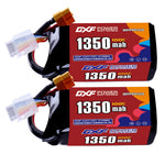 DXF LiPo Battery 4S 14.8V 1350mAh 100C with PH2.0 / JST / XT30 / SM / XT60 / EC5 / XT90 for FPV Drone Whoop Micro Racing