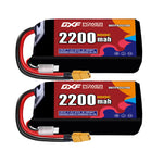 DXF 2S 7.4V 2200mAh 100C LiPo Battery for FPV Micro Drones (PH2.0 / JST / XT30 / SM / XT60 / EC5 / XT90 Options)