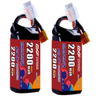 DXF LiPo Battery 4S 14.8V 2200mAh 110C with PH2.0 / JST / XT30 / SM / XT60 / EC5 / XT90 for FPV Drone Whoop Micro Racing