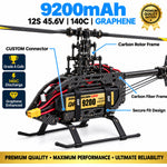 DXF Lipo Battery 12S HV 45.6V 9200mAh 140C GoldSeries Graphene Softcase with EC5 / T / TRX / XT60 / XT90 / XT150 / Q8s Plug for RC 1/8 1/10 Buggy Truck Car Off-Road Drone