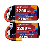 DXF LiPo Battery 5S 18.5V 2200mAh 110C with PH2.0 / JST / XT30 / SM / XT60 / EC5 / XT90 for FPV Drone Whoop Micro Racing