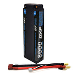 DXF LiPo Battery 2S2P 7.4V 8000mAh 110C Graphene with 5mm Bullet / EC5 / T / TRX / XT60 / XT90 / XT150 / Q8s Plug for RC 1/10 Touring Car Racing