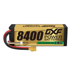 DXF 4S 14.8V 8400mAh 140C Graphene Hardcase LiPo Battery with XT90 & 10AWG Wire for RC Cars (1-6 Pack)