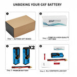 DXF LiPo Battery 2S2P 7.4V 8000mAh 140C Graphene Blue with 5mm Bullet / EC5 / T / TRX / XT60 / XT90 / XT150 / Q8s Plug for RC 1/10 Touring Car Racing