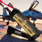 DXF Lipo Battery 12S 44.4V 4500mAh 150C GoldSeries Graphene Softcase with EC5 / T / TRX / XT60 / XT90 / XT150 / Q8s Plug for RC 1/8 1/10 Buggy Truck Car Off-Road Drone