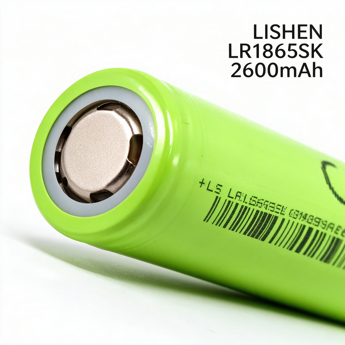 LISHEN LR1865SK 2600mAh 5.2A 18650 Li-ion Cell for Protected Portable Electronics, Backup Power & Battery Packs (1–100 PCS)