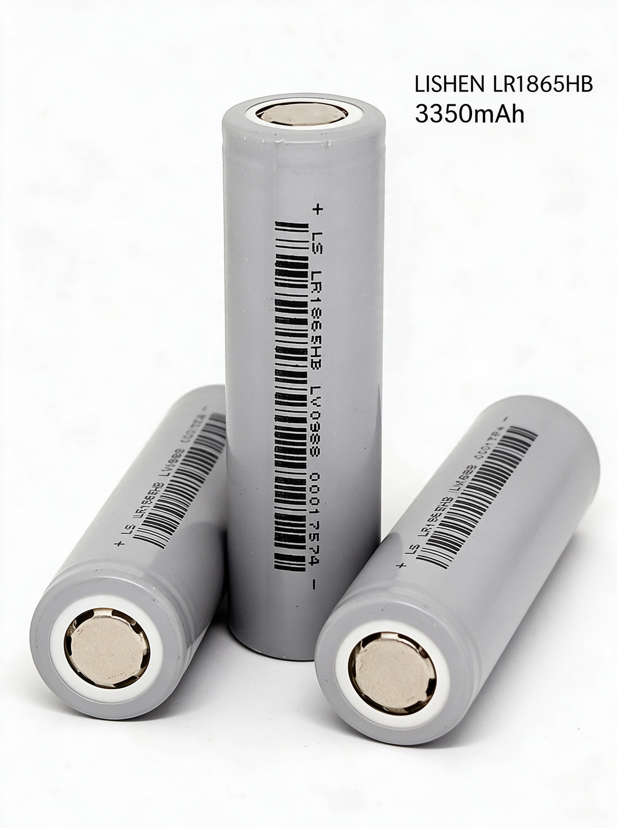 LISHEN LR1865HB 3350mAh 10.5A 3.6V 18650 Li-ion Cell for Professional Battery Packs, Backup Power & Electronics (1–100 PCS)