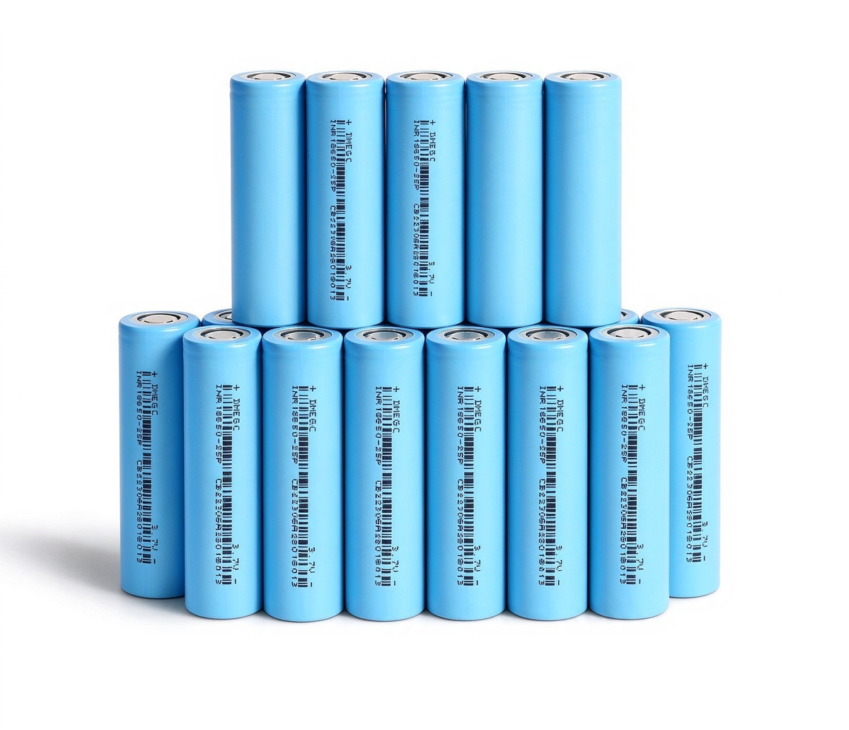 DMEGC INR18650-25P 2500mAh 20A Li-ion Battery for Power Tools, E-Bikes & DIY Battery Packs (1-100 PCS)