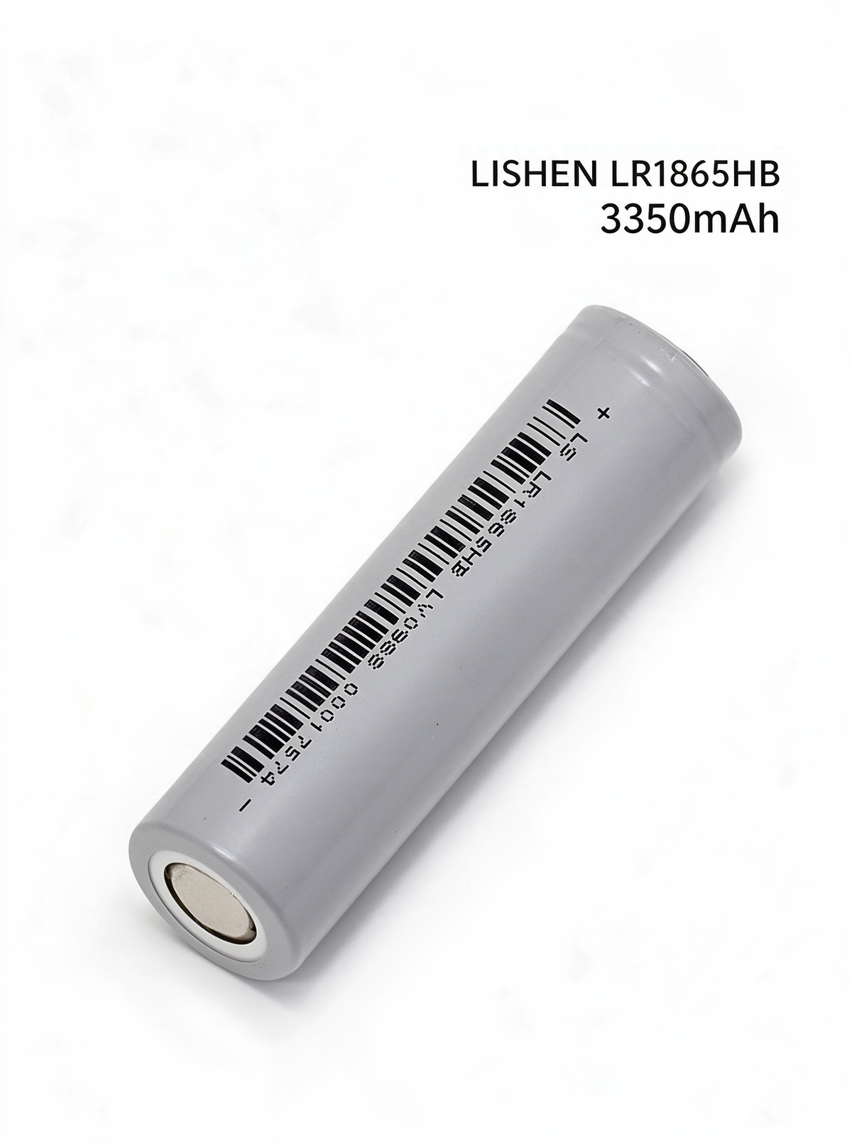 LISHEN LR1865HB 3350mAh 10.5A 3.6V 18650 Li-ion Cell for Professional Battery Packs, Backup Power & Electronics (1–100 PCS)