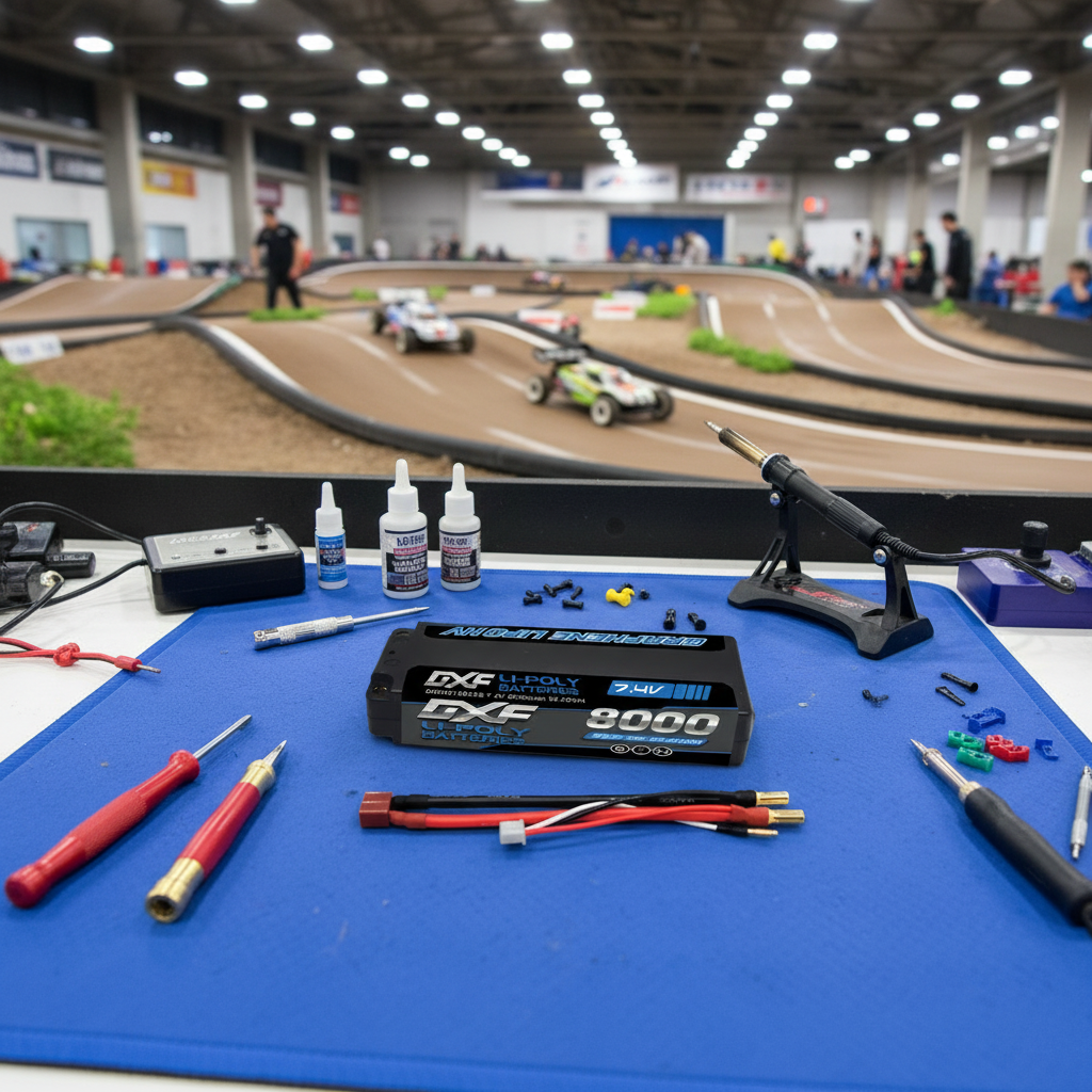 DXF 2S 7.4V 8000mAh 110C Graphene Hardcase LiPo Battery with 5mm Bullet to Deans Plug for 1/10 1/8 RC Cars, Trucks, Slash 4x4 (1-6 Pack Available)