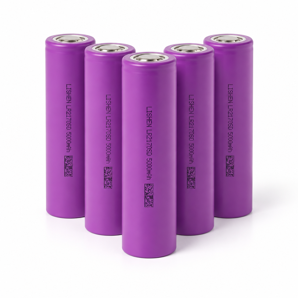 LISHEN LR2170SD 5000mAh 10A Reclaimed 21700 Li-ion Cell for Professional Battery Pack Assembly (1–100 PCS)