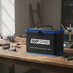 DXF LiPo Battery Fireproof Safety Bag - Charging & Storage Guard with Double Zipper (1-6 Pack Options Available)