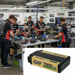 DXF 5mm Shorty 2S 7000mAh 7.6V 140C GOLDEN-NGP PLUS Hardcase LiPo Battery | EFRA Approved