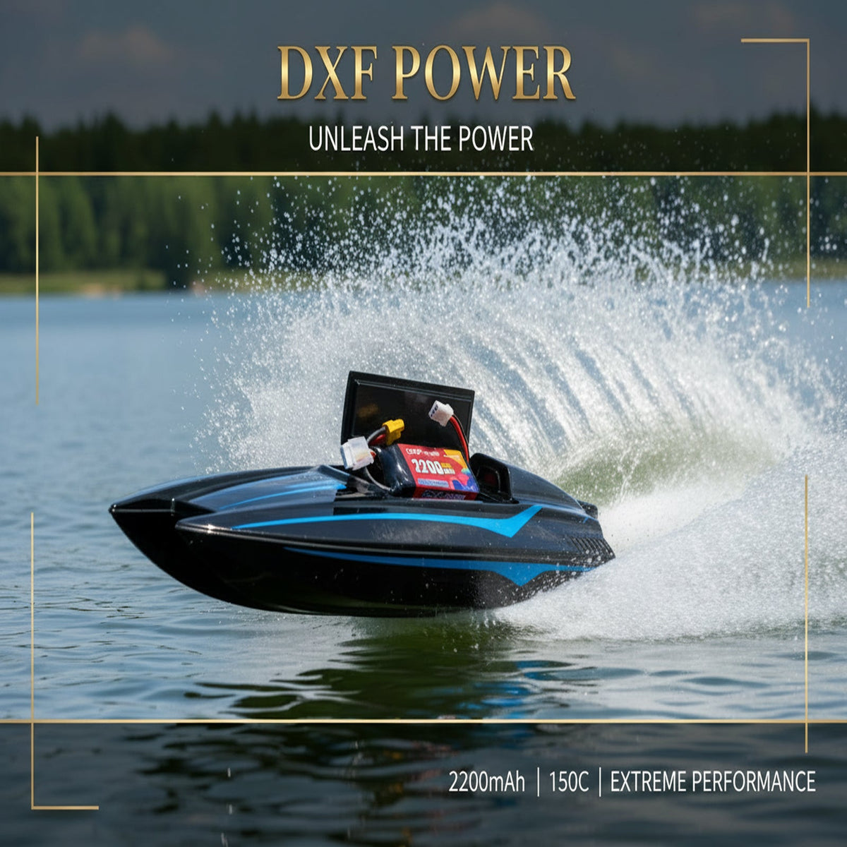 DXF 4S 14.8V 2200mAh 150C Softcase LiPo Battery with XT60 for RC Cars, Boats, Trucks (1-6 Pack Available)