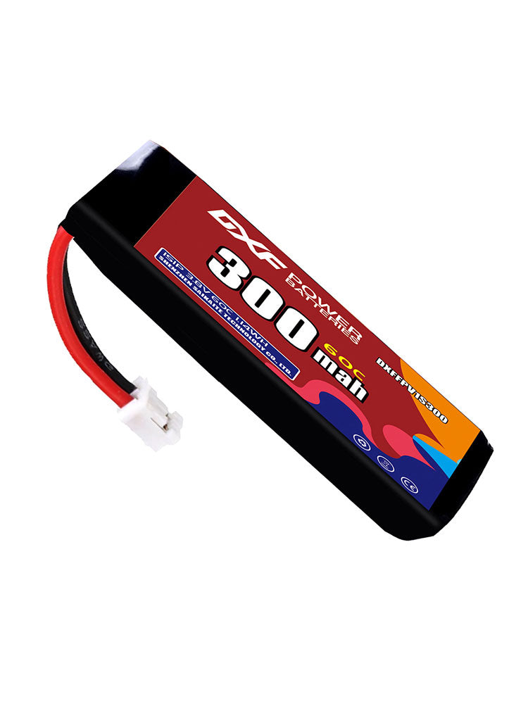DXF LiPo Battery 1S HV 3.8V 300mAh 60C with PH2.0 / JST / XT30 / SM / XT60 / EC5 / XT90 for FPV Drone Whoop Micro Racing