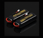 DXF 2S 7.4V 2600mAh 20C LiPo Receiver Battery Hardcase with Futaba Plug for Nitro RC Car Buggy Truggy (Multi-Pack Options)