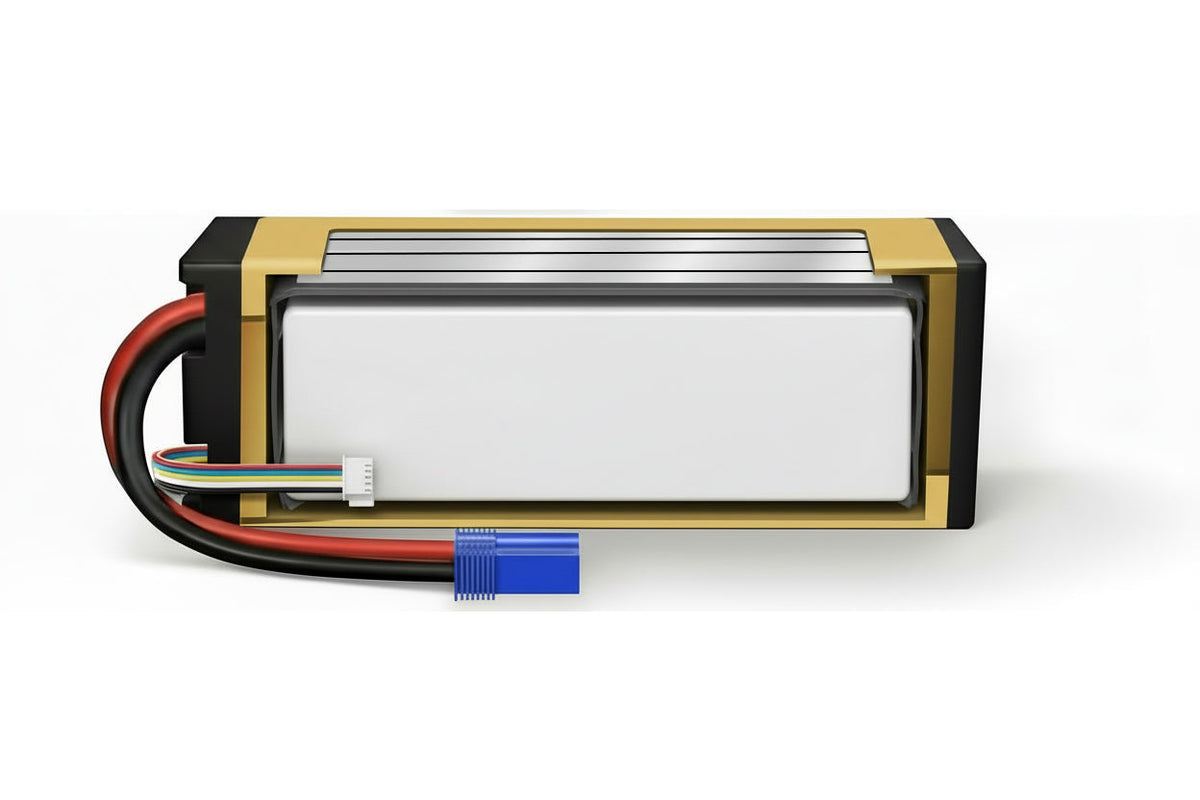 DXF LiPo Battery 4S HV 15.2V 8000mAh 140C Graphene Hardcase Gold with EC5 / T / TRX / XT60 / XT90 / XT150 / Q8s Plug for RC 1/8 1/10 Buggy Truck Car Off-Road Drone