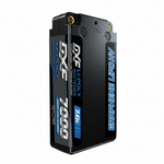 DXF BLUE Series 2S HV 7.6V 7000mAh 140C Graphene 5mm Shorty Hardcase LiPo with Deans/T-Plug (1-6 Pack)