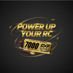 DXF 4S 14.8V 7000mAh 100C Hardcase LiPo Battery with 10AWG XT90 for 1/8 1/10 RC Cars, Trucks, Buggies (1/2 Pack Available)